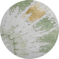 Premium Machine Washable Mayfield  Aloe 8' x 8' Round Rug