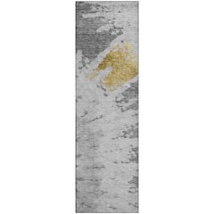Premium Machine Washable Mayfield  Gray 2'3" x 7'6" Runner Rug