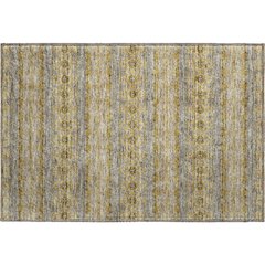Premium Machine Washable Mayfield  Gold 1'8" x 2'6" Rug