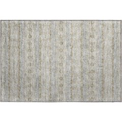 Premium Machine Washable Mayfield  Silver 1'8" x 2'6" Rug
