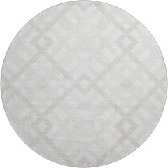 Premium Machine Washable Mayfield  Ivory 8' x 8' Round Rug