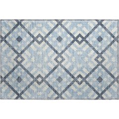 Premium Machine Washable Mayfield  Sky 1'8" x 2'6" Rug