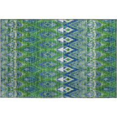 Premium Machine Washable Mayfield  Green 1'8" x 2'6" Rug