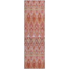 Premium Machine Washable Mayfield  Pink 2'3" x 7'6" Runner Rug