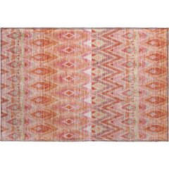 Premium Machine Washable Mayfield  Pink 1'8" x 2'6" Rug