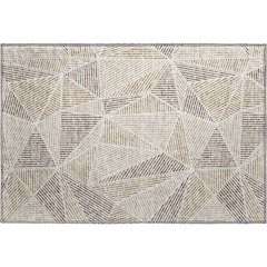 Premium Machine Washable Mayfield  Brown 1'8" x 2'6" Rug