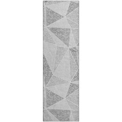 Premium Machine Washable Mayfield  Gray 2'3" x 7'6" Runner Rug