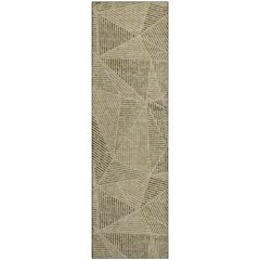 Premium Machine Washable Mayfield  Khaki 2'3" x 7'6" Runner Rug