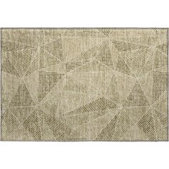 Premium Machine Washable Mayfield  Khaki 1'8" x 2'6" Rug