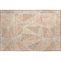 Premium Machine Washable Mayfield  Terracotta 1'8" x 2'6" Rug