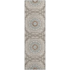 Premium Machine Washable Mayfield  Beige 2'3" x 7'6" Runner Rug