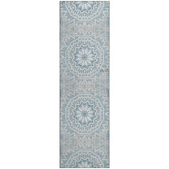 Premium Machine Washable Mayfield  Denim 2'3" x 7'6" Runner Rug