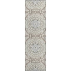 Premium Machine Washable Mayfield  Ivory 2'3" x 7'6" Runner Rug