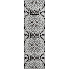 Premium Machine Washable Mayfield  White 2'3" x 7'6" Runner Rug