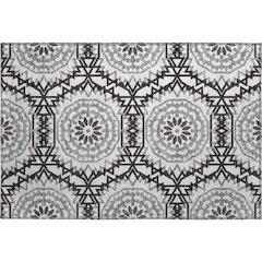 Premium Machine Washable Mayfield  White 1'8" x 2'6" Rug