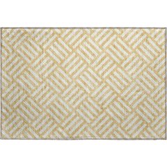 Premium Machine Washable Mayfield  Gold 1'8" x 2'6" Rug