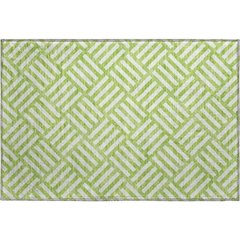 Premium Machine Washable Mayfield  Lime 1'8" x 2'6" Rug