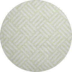 Premium Machine Washable Mayfield  Mint 8' x 8' Round Rug