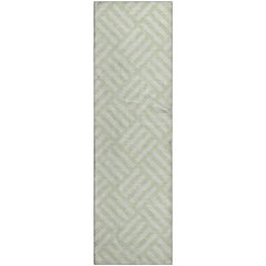 Premium Machine Washable Mayfield  Mint 2'3" x 7'6" Runner Rug