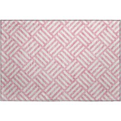 Premium Machine Washable Mayfield  Pink 1'8" x 2'6" Rug