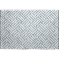 Premium Machine Washable Mayfield  Sky 1'8" x 2'6" Rug