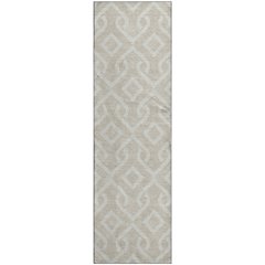 Premium Machine Washable Mayfield  Beige 2'3" x 7'6" Runner Rug