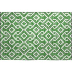 Premium Machine Washable Mayfield  Emerald 1'8" x 2'6" Rug
