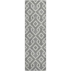 Premium Machine Washable Mayfield  Gray 2'3" x 7'6" Runner Rug