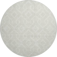Premium Machine Washable Mayfield  Ivory 8' x 8' Round Rug