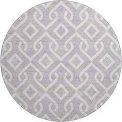 Premium Machine Washable Mayfield  Lavender 8' x 8' Round Rug