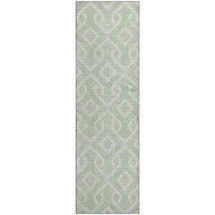Premium Machine Washable Mayfield  Mint 2'3" x 7'6" Runner Rug