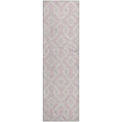 Premium Machine Washable Mayfield  Pink 2'3" x 7'6" Runner Rug