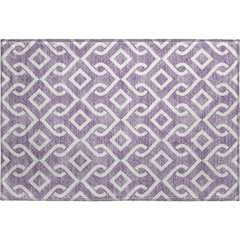 Premium Machine Washable Mayfield  Purple 1'8" x 2'6" Rug