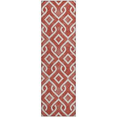 Premium Machine Washable Mayfield  Red 2'3" x 7'6" Runner Rug