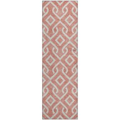 Premium Machine Washable Mayfield  Salmon 2'3" x 7'6" Runner Rug