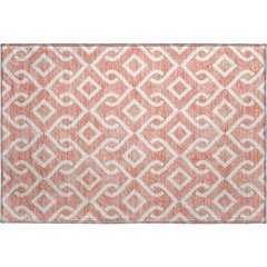 Premium Machine Washable Mayfield  Salmon 1'8" x 2'6" Rug