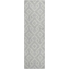 Premium Machine Washable Mayfield  Silver 2'3" x 7'6" Runner Rug