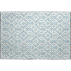 Premium Machine Washable Mayfield  Sky 1'8" x 2'6" Rug