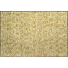 Premium Machine Washable Mayfield  Gold 1'8" x 2'6" Rug