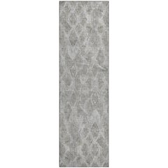 Premium Machine Washable Mayfield  Silver 2'3" x 7'6" Runner Rug
