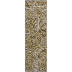 Premium Machine Washable Mayfield  Brown 2'3" x 7'6" Runner Rug