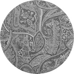 Premium Machine Washable Mayfield  Gray 8' x 8' Round Rug