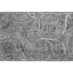 Premium Machine Washable Mayfield  Gray 1'8" x 2'6" Rug