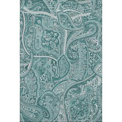 Premium Machine Washable Mayfield  Teal 2'6" x 3'10" Rug