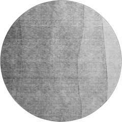 Premium Machine Washable Mayfield  Gray 8' x 8' Round Rug