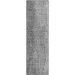 Premium Machine Washable Mayfield  Gray 2'3" x 7'6" Runner Rug