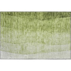 Premium Machine Washable Mayfield  Olive 1'8" x 2'6" Rug