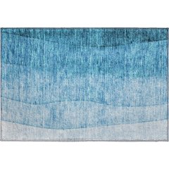 Premium Machine Washable Mayfield  Teal 1'8" x 2'6" Rug