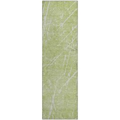 Premium Machine Washable Mayfield  Aloe 2'3" x 7'6" Runner Rug