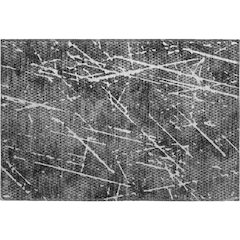 Premium Machine Washable Mayfield  Charcoal 1'8" x 2'6" Rug